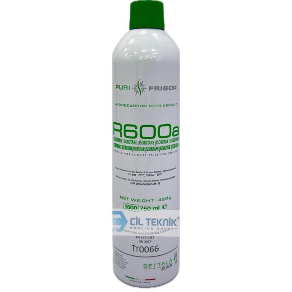 Settala R600a 420 gr izobütan